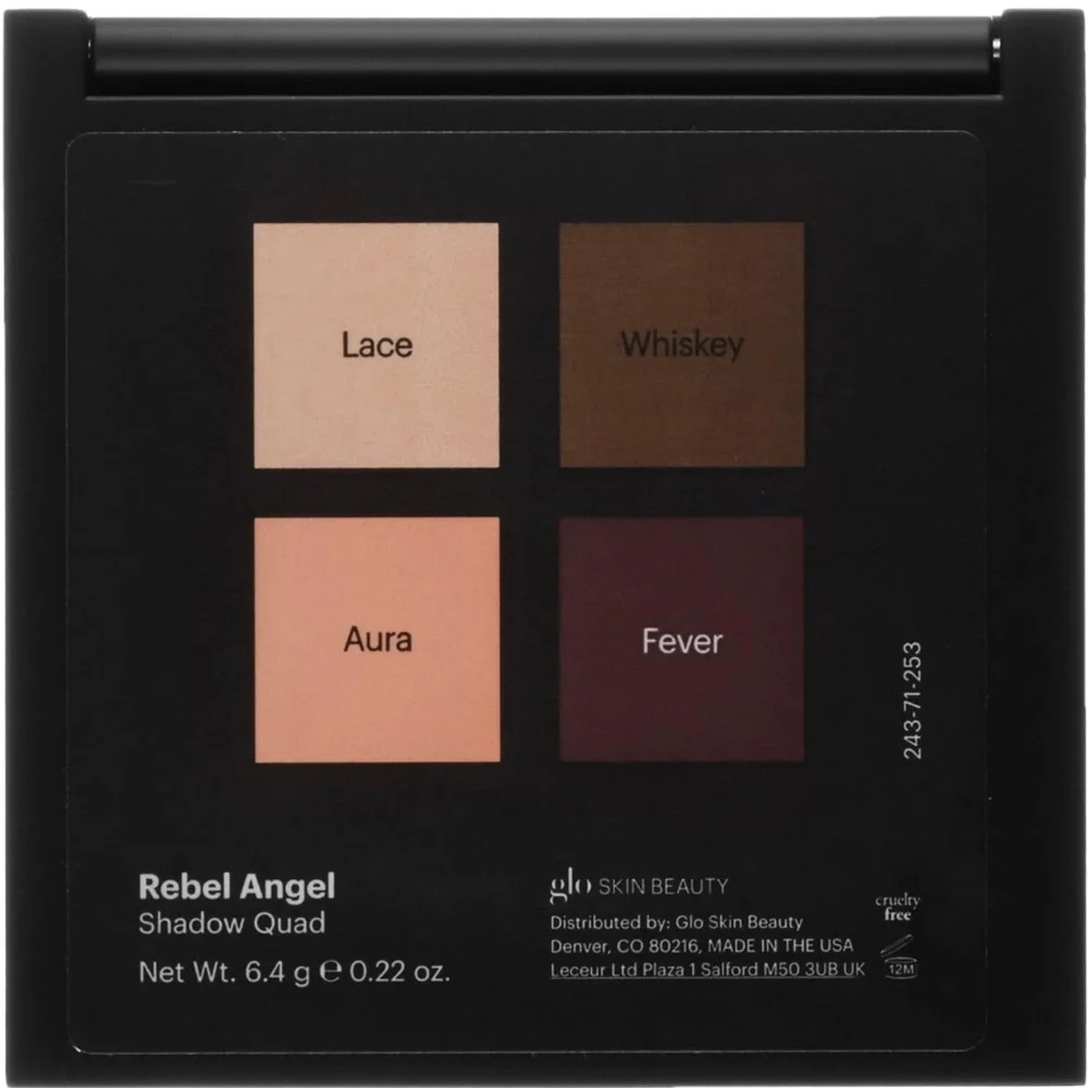 Glo Skin Beauty Rebel Angel Shadow Quad Eyeshadow Palette New